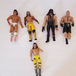 Bundle of FIVE WWE Action figures